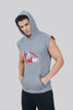 THE PREP PULLOVER GRAPHIC SLEEVELESS HOODIE