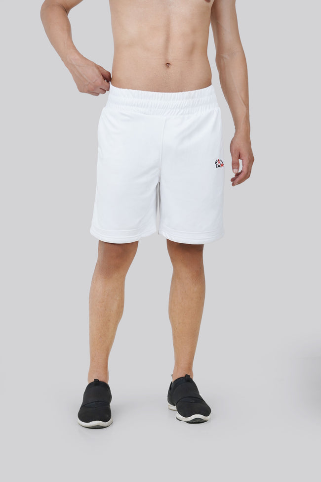 THE GRIND SOLID TRAINING SHORTS - WHITE