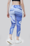 THE FLEX PERFORMANCE TIGHTS - MARBLE BLUE