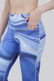 THE FLEX PERFORMANCE TIGHTS - MARBLE BLUE