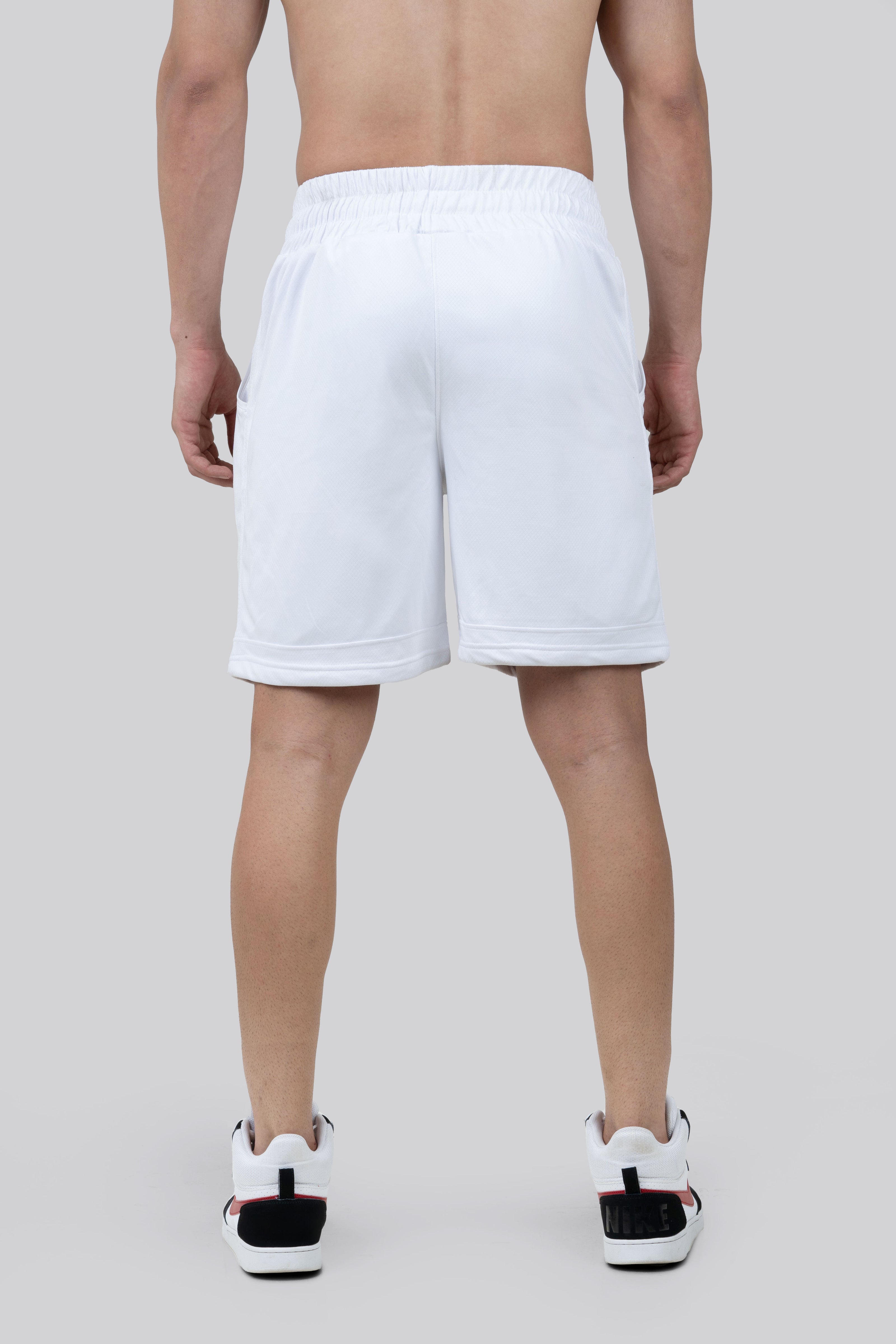 THE GRIND SOLID TRAINING SHORTS - WHITE