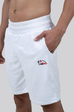 THE GRIND SOLID TRAINING SHORTS - WHITE