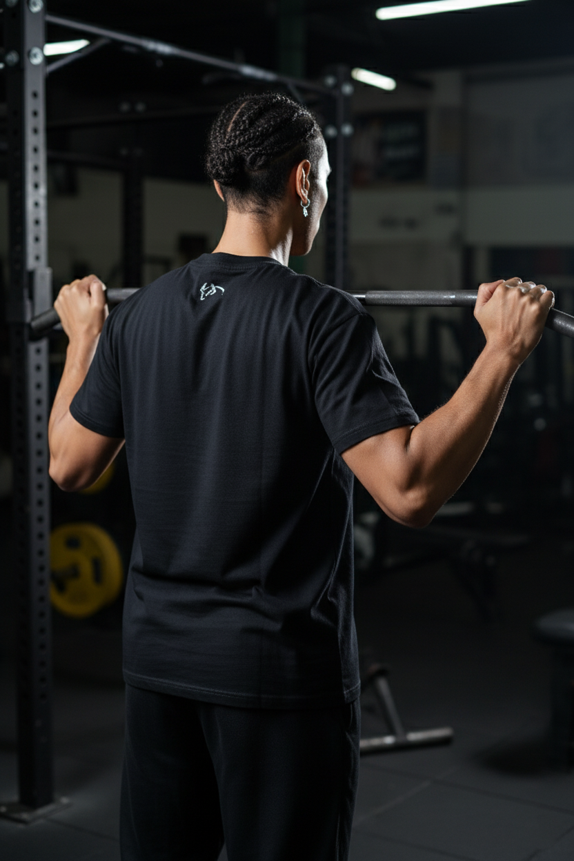 THE PREP INTENSE OVERSIZED TEE - BLACK