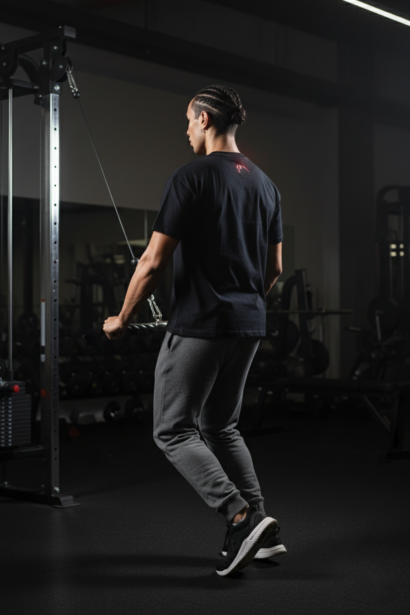THE PREP INTENSE OVERSIZED TEE - BLACK
