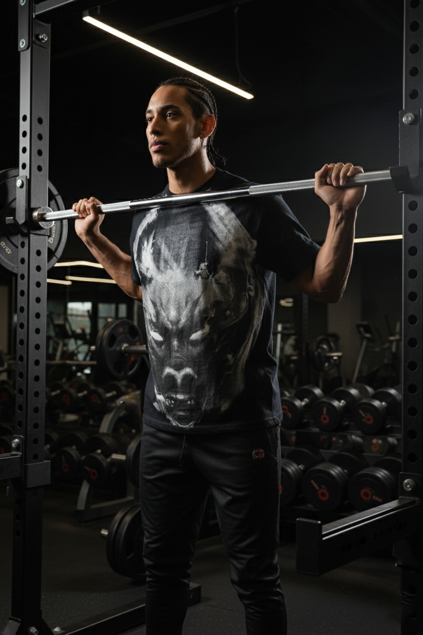 THE PREP INTENSE OVERSIZED TEE - BLACK