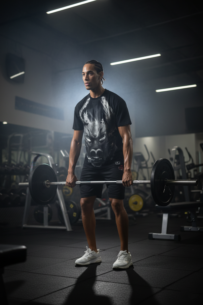 THE PREP INTENSE OVERSIZED TEE - BLACK