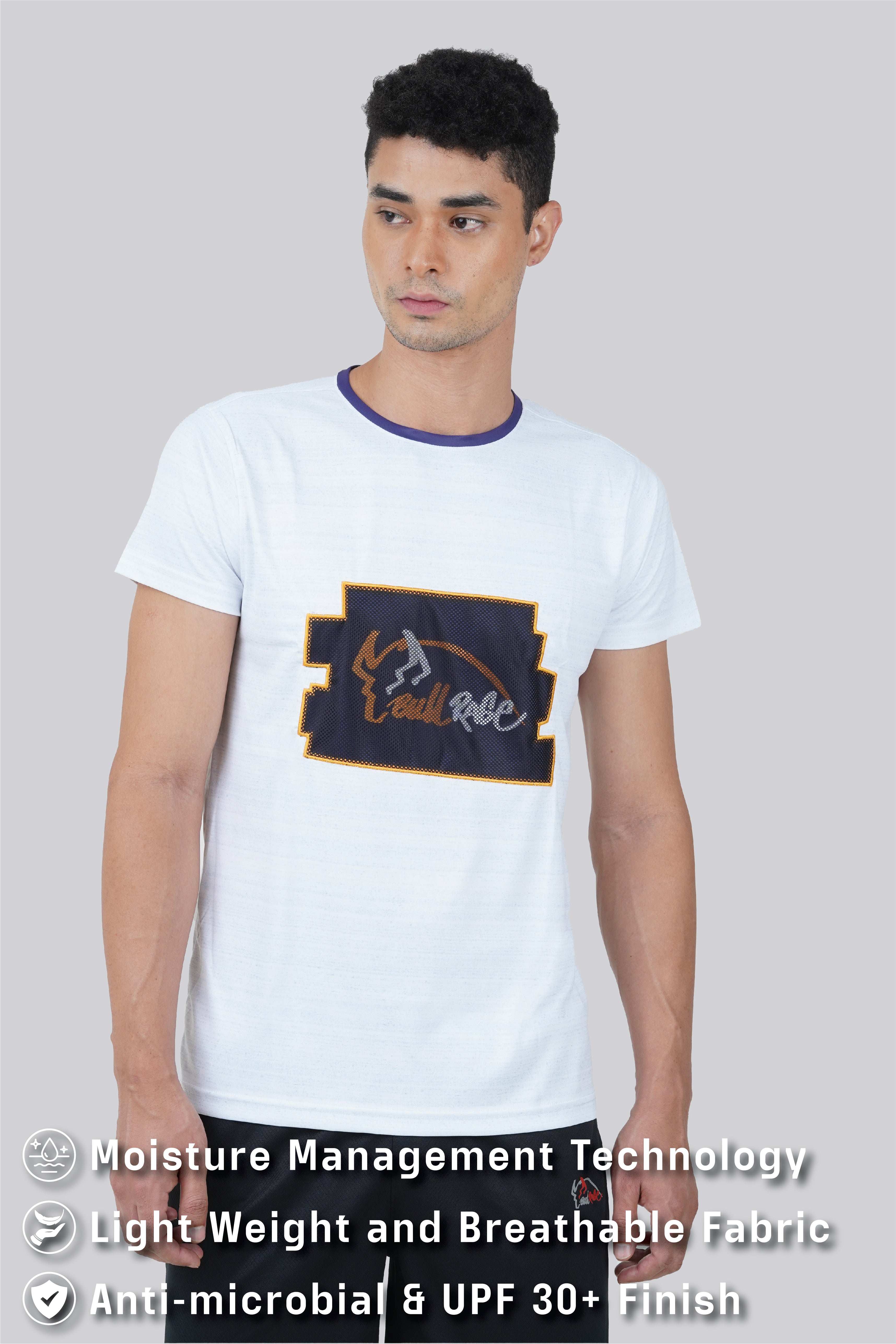 THE GRIND INTERLACED TRAINING TEE