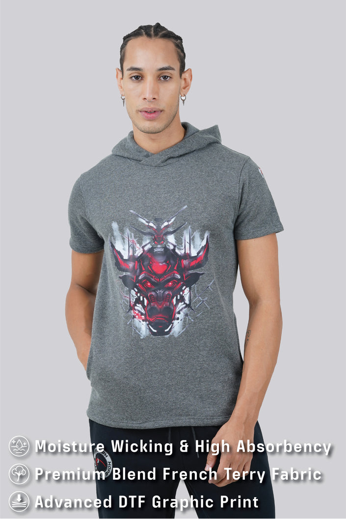 THE PREP GRAPHIC PULLOVER HALF SLEEVE HOODIE