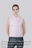 THE PREP SLEEVELESS HOODIE - PINK