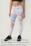 THE FLEX PERFORMANCE TIGHTS - MULTICOLOUR MARBLE